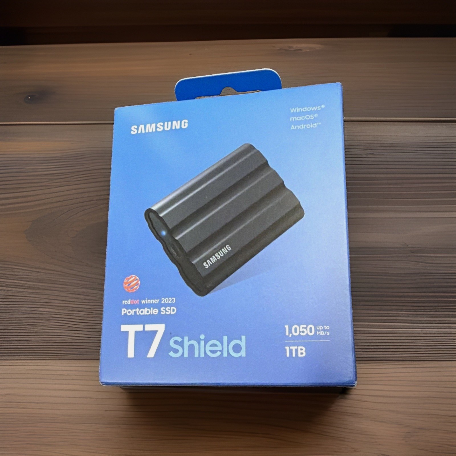 Samsung T7 Shield 1TB Portable External SSD Black 1050MB/s PC Mac Android