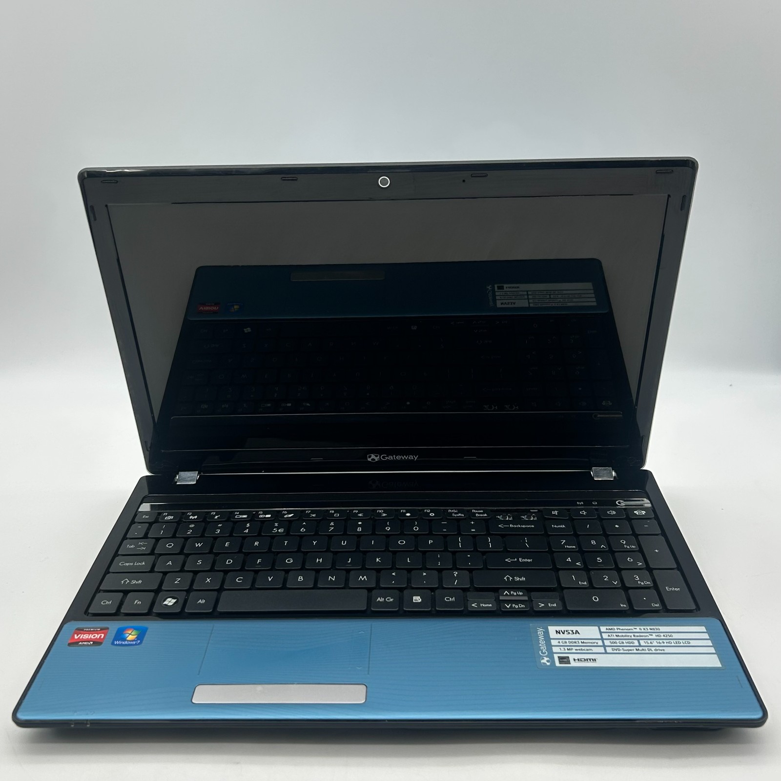 Gateway NV53A Laptop For parts Repair Not Working See Pictures No Cord Computer