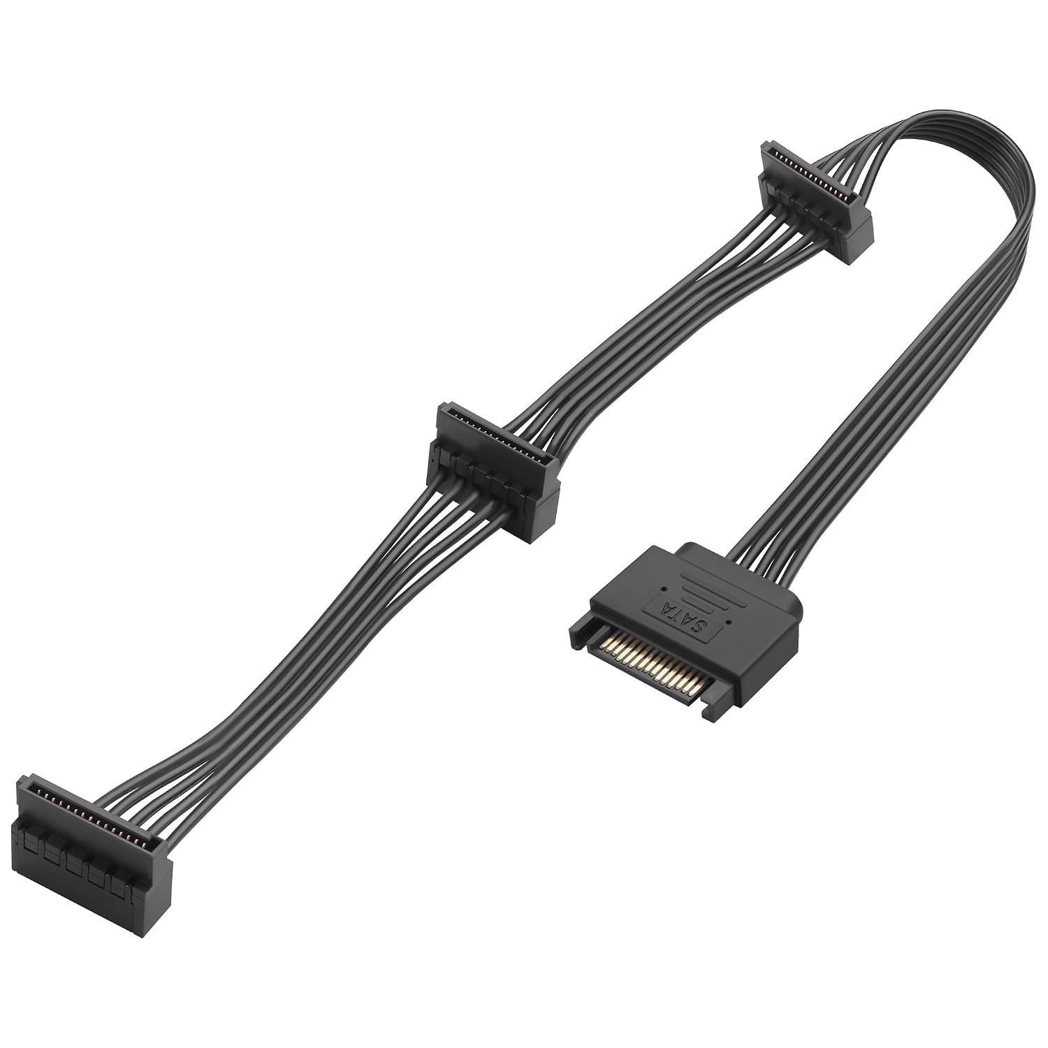 SATA 15PIN Male to 3 SATA 15 Pin Female Power Splitter 1 to 3 Serial ATA