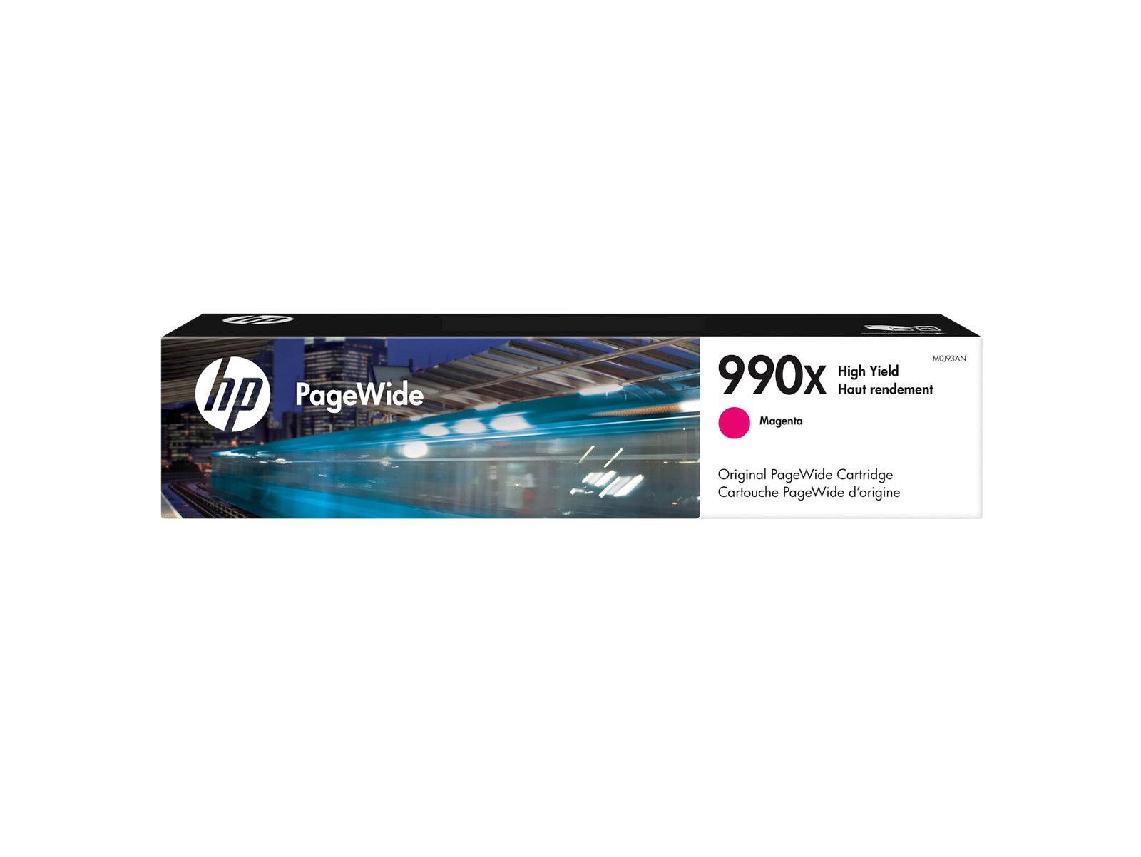 HP 990X High Yield Magenta Original PageWide Cartridge, ~16,000 pages, M0J93AN