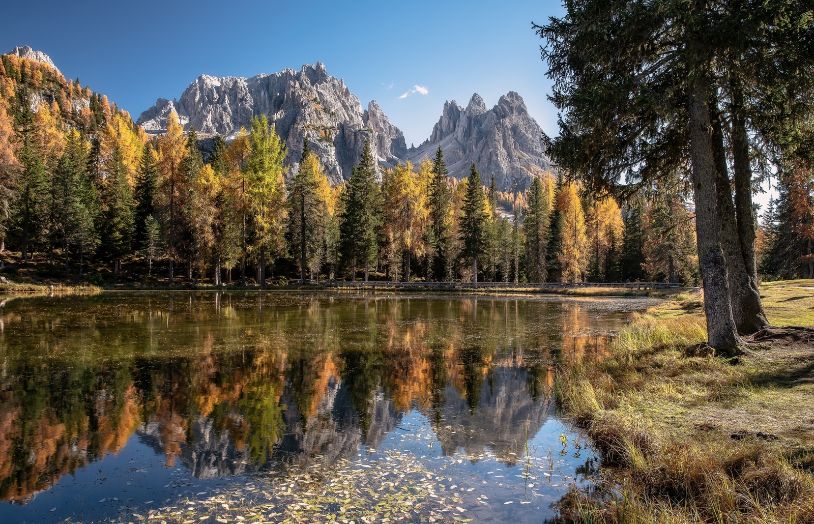 Landscape mountains water fall dolomites nature Custom Gaming Mat Desk