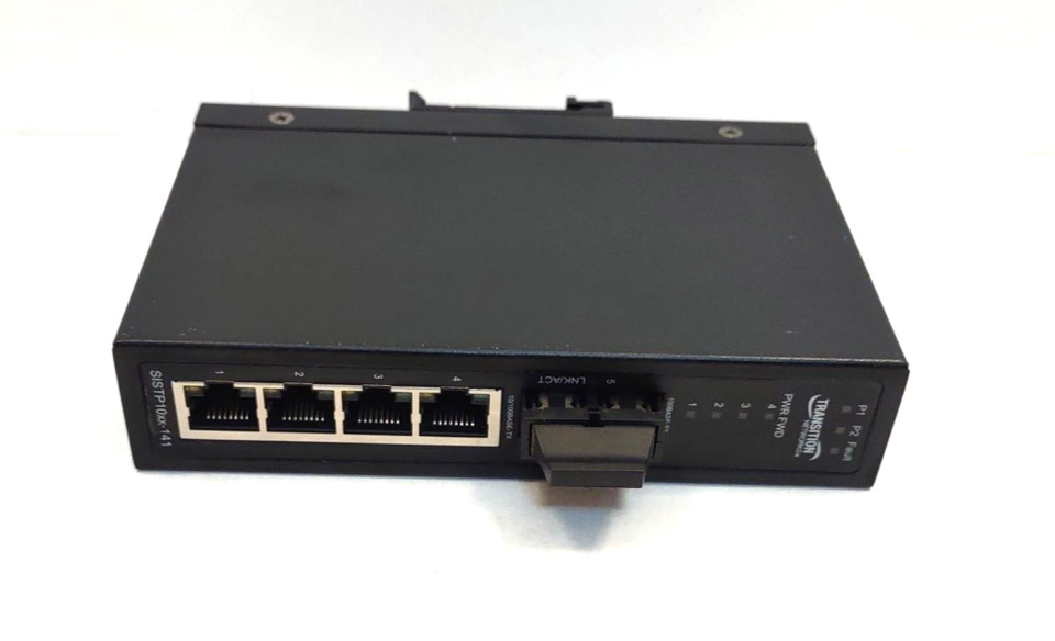 Transition Networks SISTP1014-141-LRT Unmanaged Hardened Fast PoE Switch