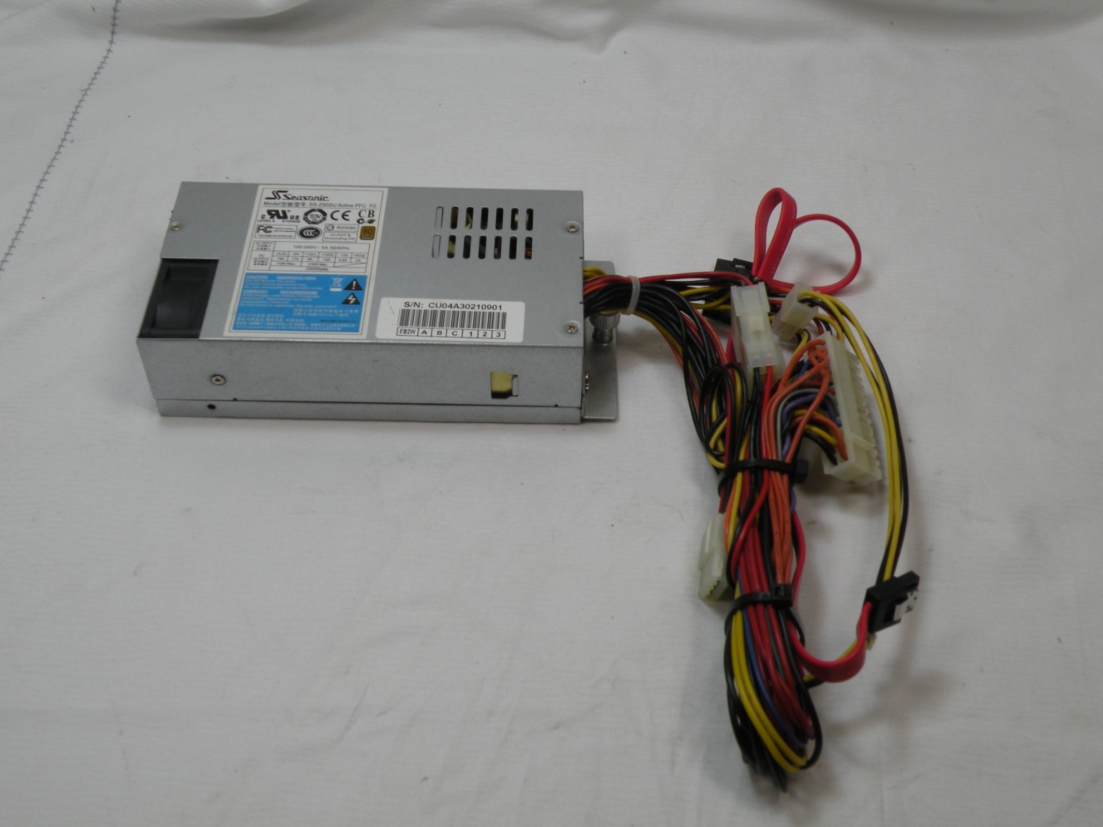 Genuine Seasonic SS‑250SU, 250W Power Supply, Lot of 4