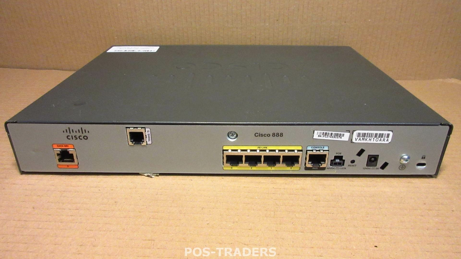 Cisco CISCO888-SEC-K9 Integrated Service Router 4-Port FE LAN EXCL PSU