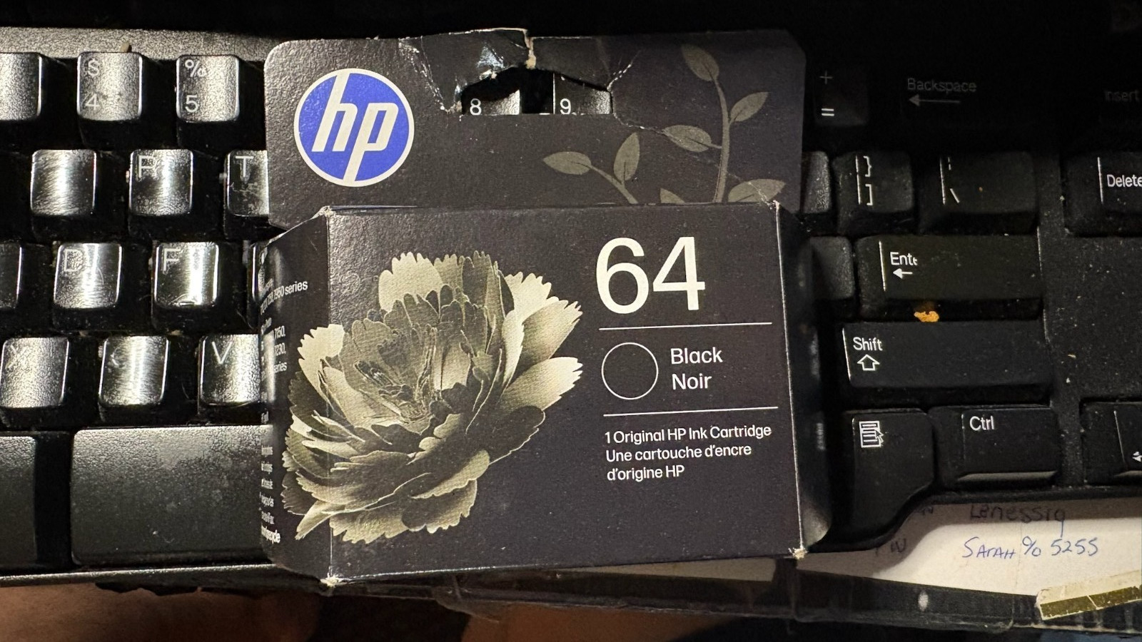 GENUINE HP 64 Black Ink Cartridge () - NEW/SEALED -exp 11/2027 & GREATER -NEW