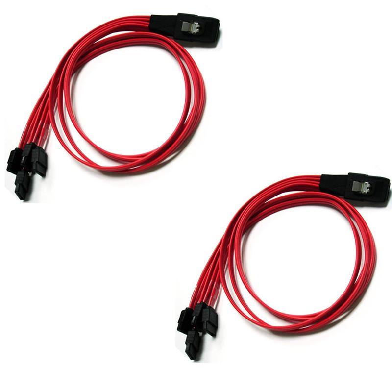 2pcs 36-PIN Mini SAS SFF-8087 CBL-SFF8087 to 4 SATA 7-PIN HD Splitter Data Cable