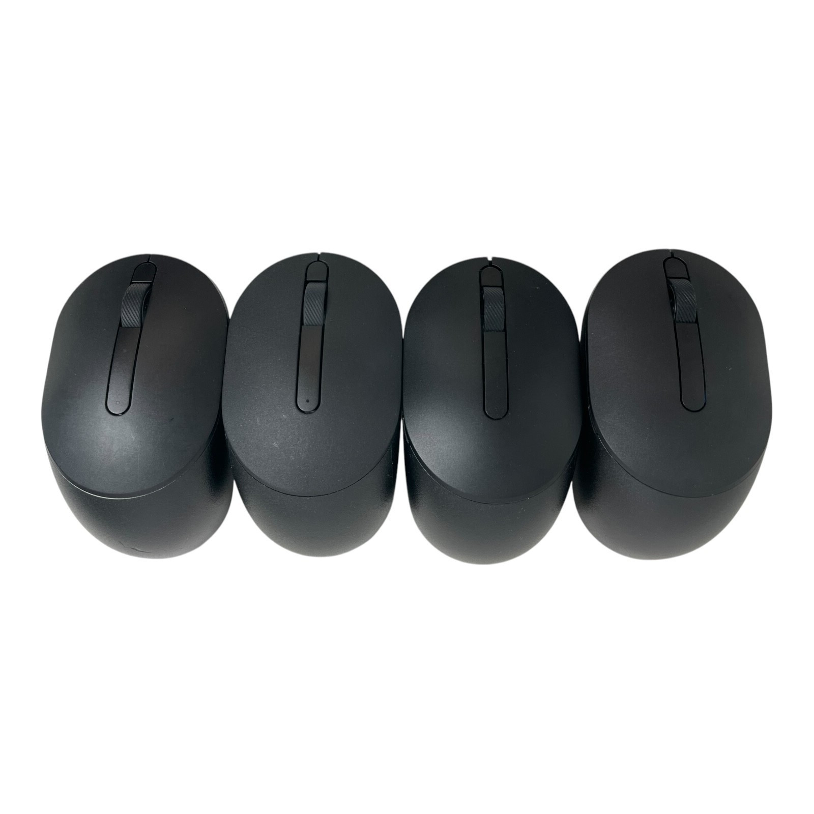 Lot of 4 Dell MS3121Wt Wireless  Computer Mouse Black - NO Dongle