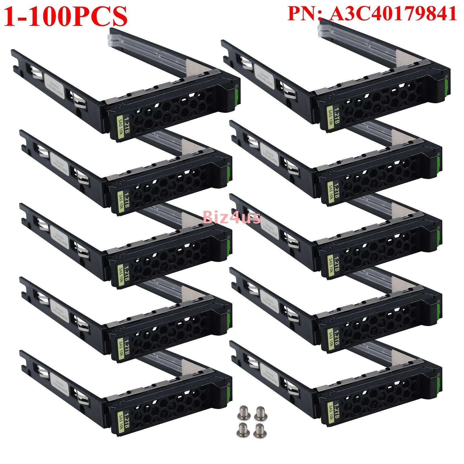 Lot A3C40179841 For Fujitsu RX2540 RX2530 M1 M2 M3 M4 M5 2.5" SFF HDD Tray Caddy