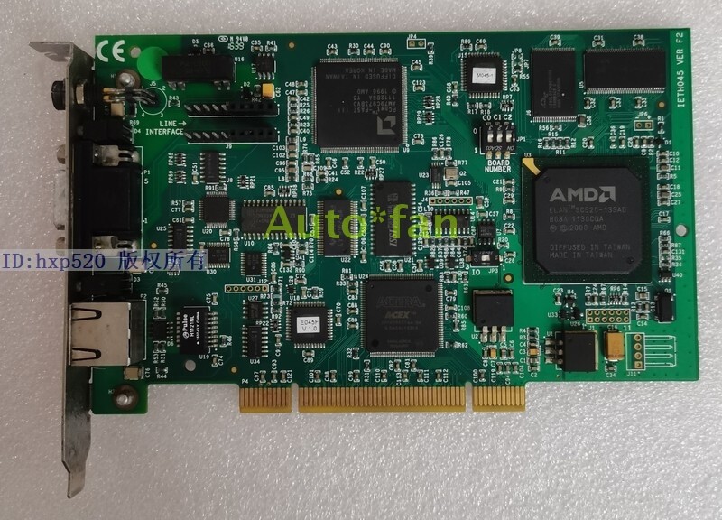 1pc for used IETH045 VER:F2 PCU-ETHIO-EI V:4.6.5 device card