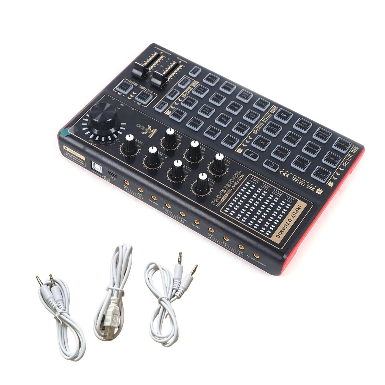 1set K300 Sound Card Professional Recording Equipment For Multiple Application