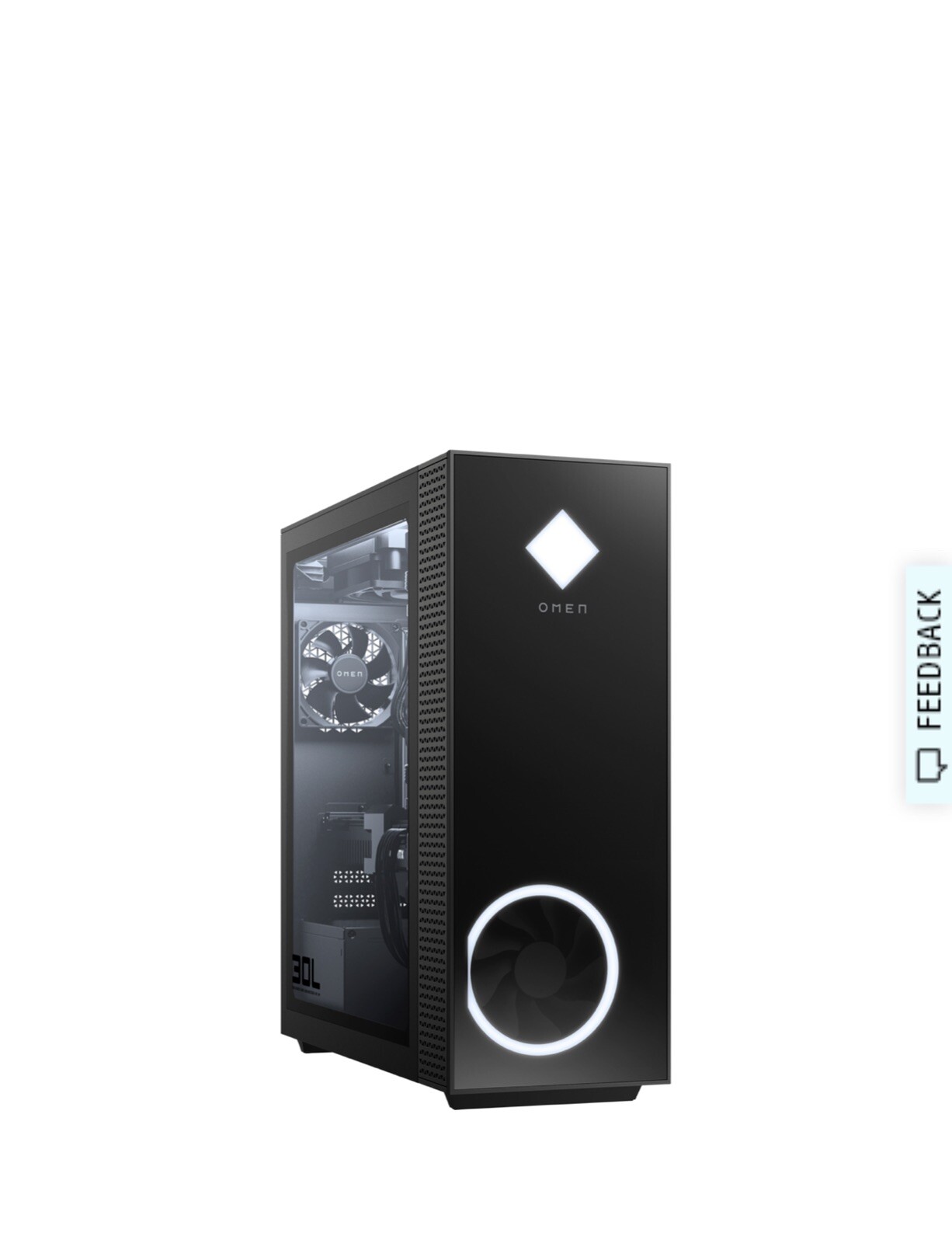 HP Omen 30L GT13-1380z (Rtx 3080 ,256GB SSD, AMD R 7-5800x , 8GB RAM ) Black
