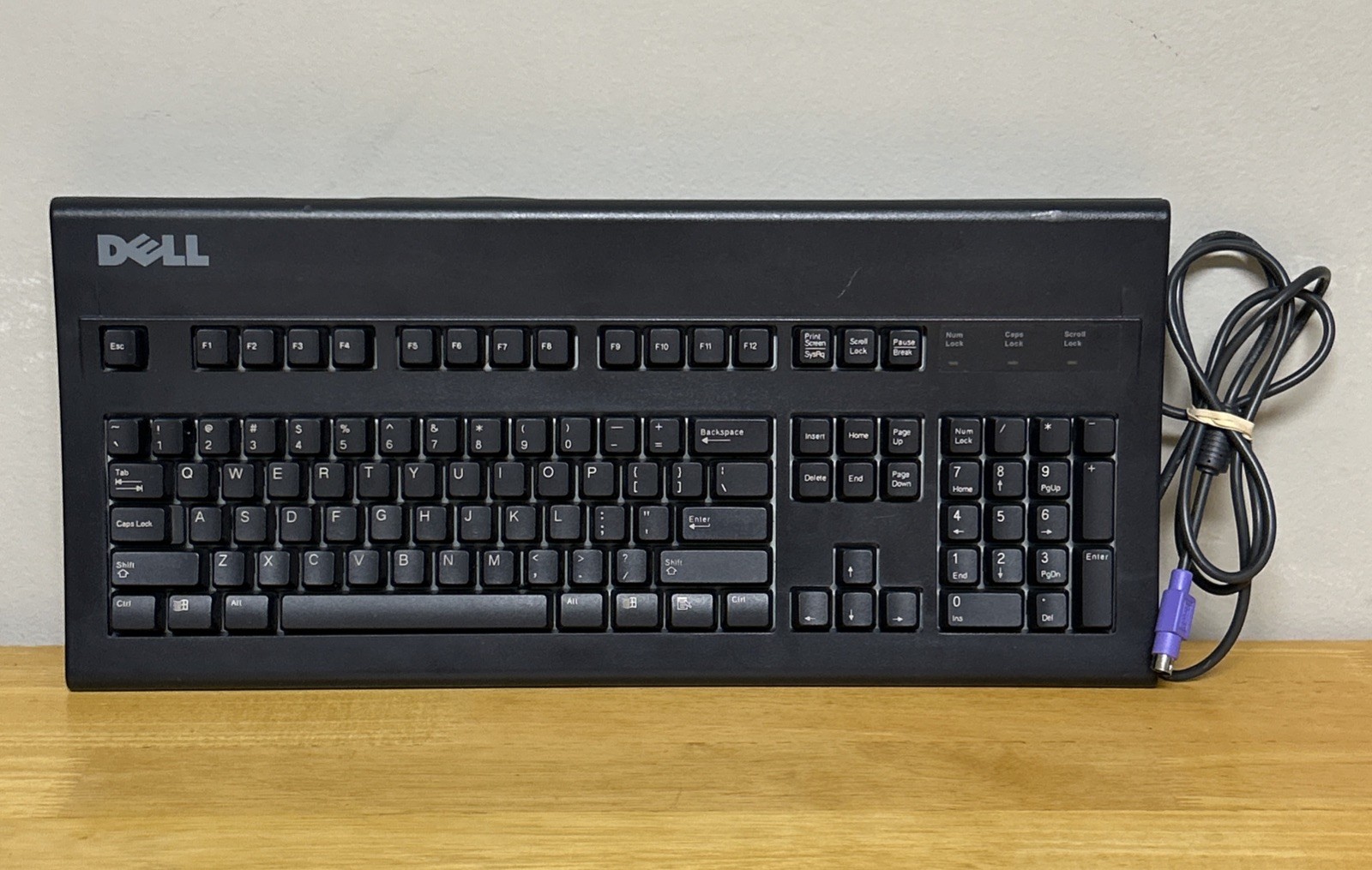 Dell AT101W Rare Black Edition Keyboard - Alps SKCM Black - Tested Working Nice