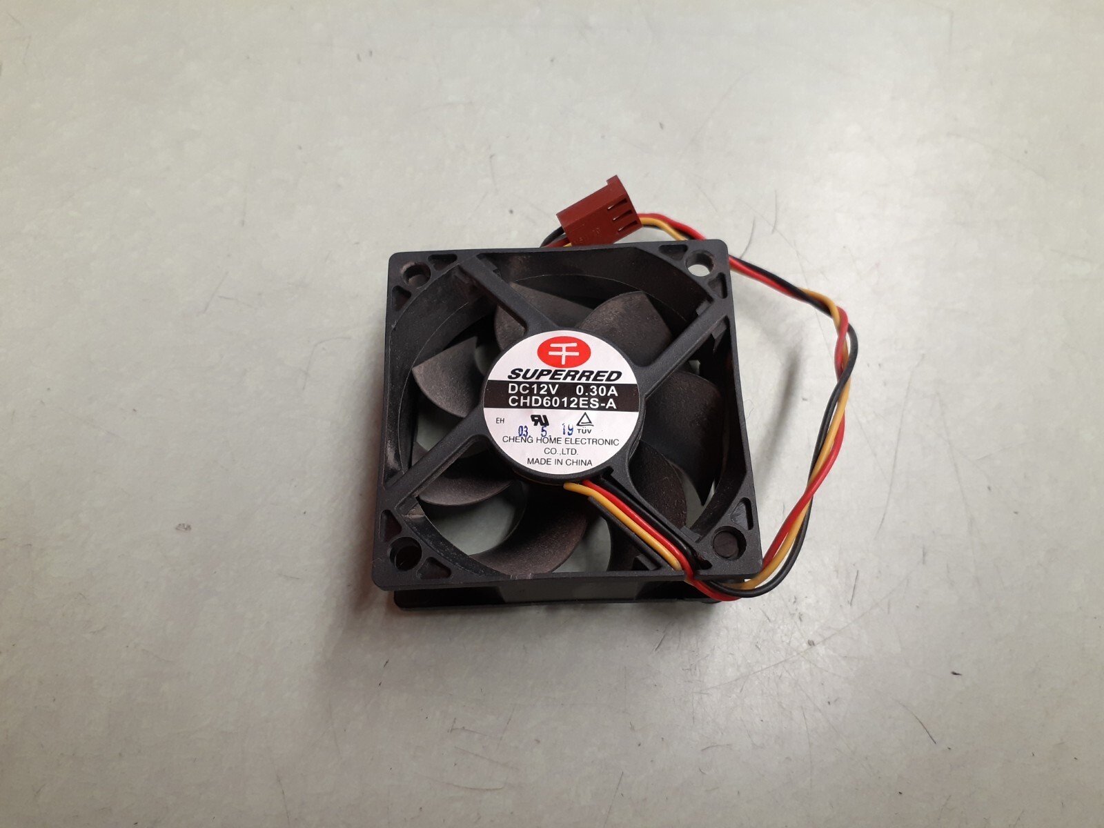 Superred CHD6012ES-A Cooling Fan DC 12V 0.30A 25P6220 25P6279