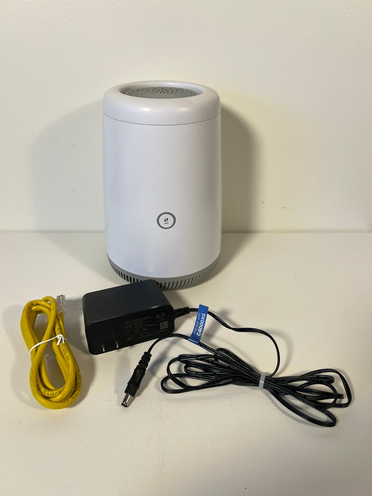 CenturyLink Fiber Wireless Router  Gateway C4000XG TESTED AC Adapter Quantum