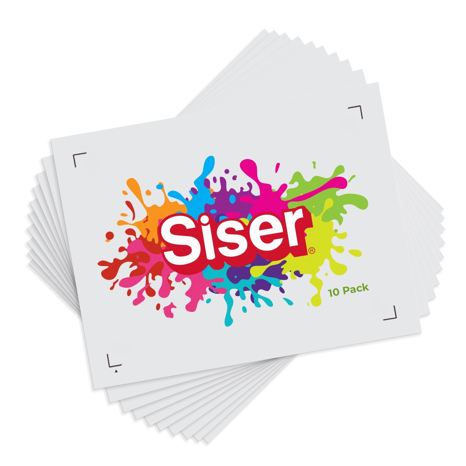 10 PCS DTV 8.4x11 Inch Inkjet Printer Compatible Heat Transfer Vinyl Sheets