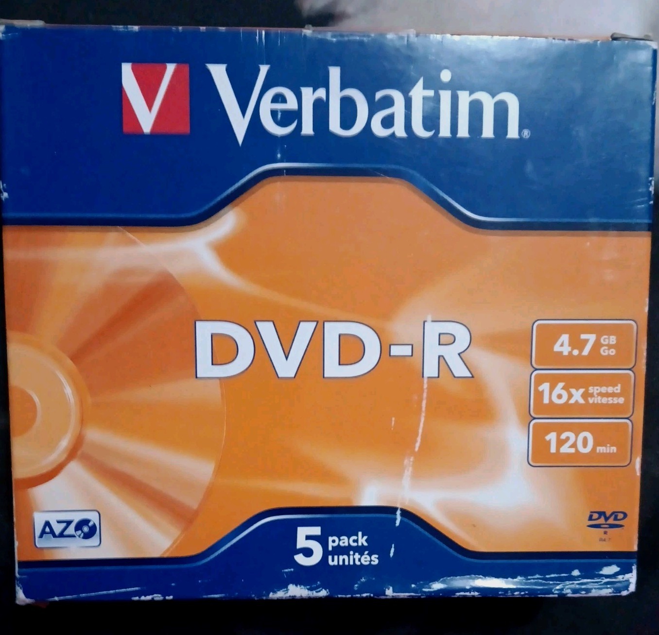 Verbatim DVD-R - 5 pack Brand new , still in box