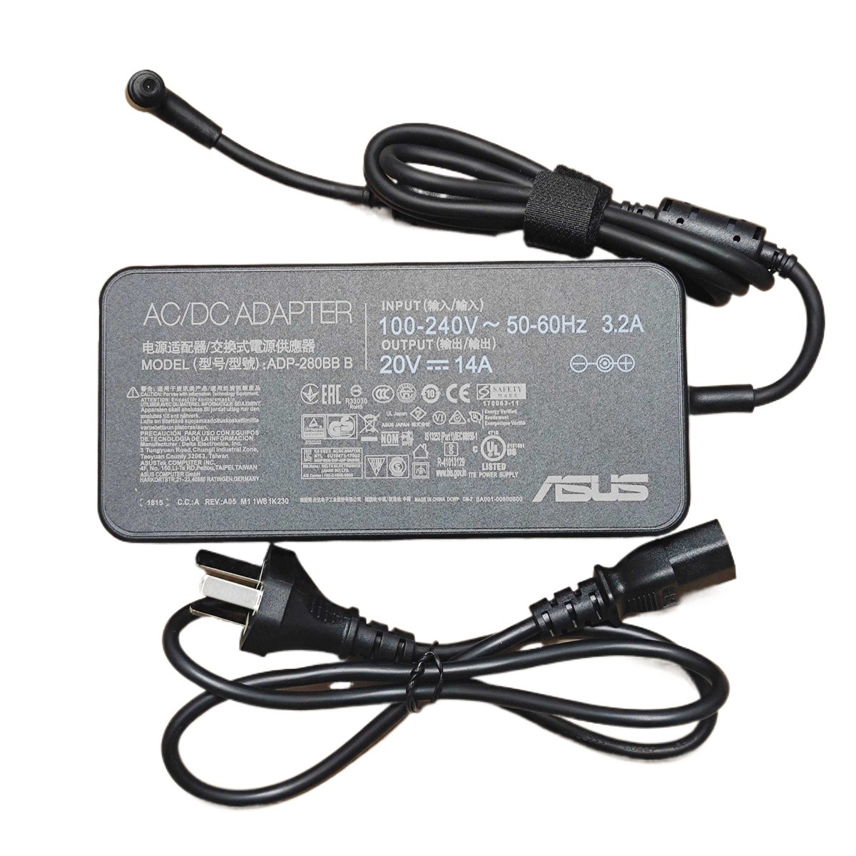 1pc ADP-280BB B 280W 20V+ Power Cord  AC Adapter Charger 