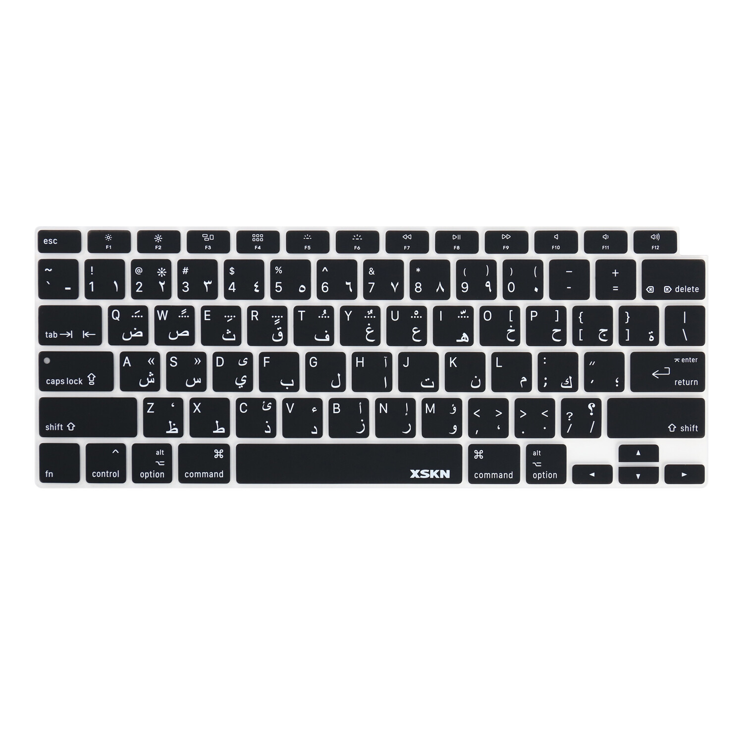 XSKN US Arabic Keyboard Cover for Macbook Air 13.3 with Touch ID A2179 A2337 M1