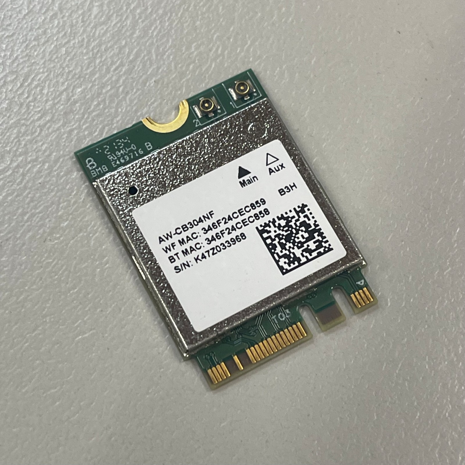 Genuine Azurewave AW-CB304NF M.2 2230 Wireless Wi-Fi BT Card Realtek RTL8821CE
