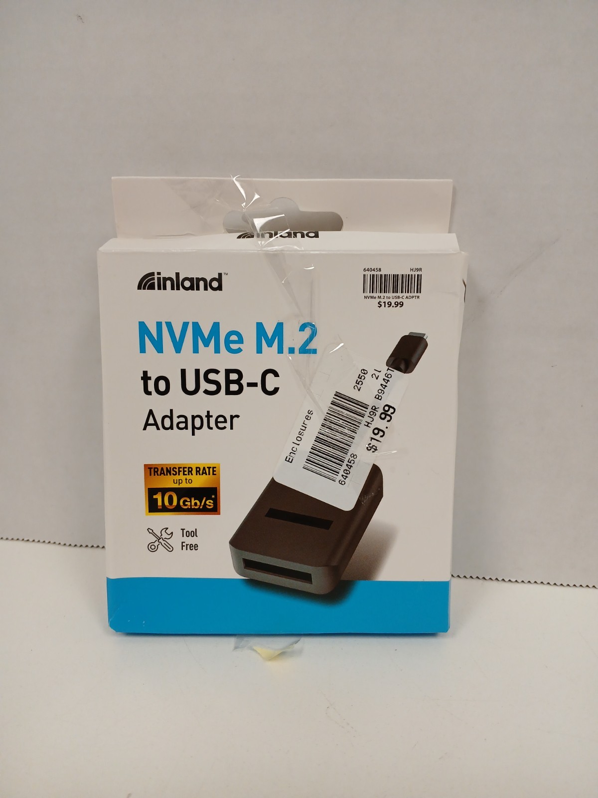 Inland NVMe M.2 to USB-C Adapter 10gb/s transfer rate
