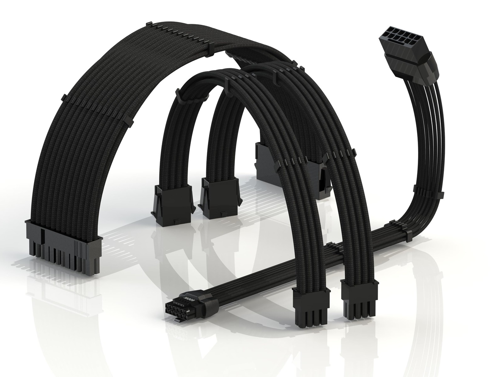 - AVA 12VHPWR PCIE 5.0 Power Extension Cables┃600W 16AWG┃UL-Rated, Sleeved Ja...