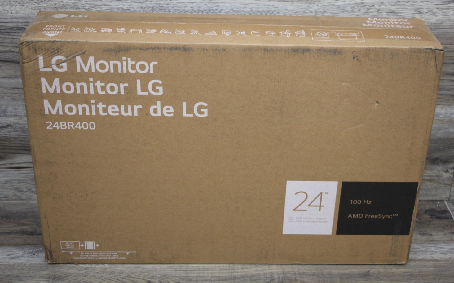 LG 24BR400-B 24" IPS FHD 1920 x 1080 1080p 100 Hz 1300:1 5 ms Monitor