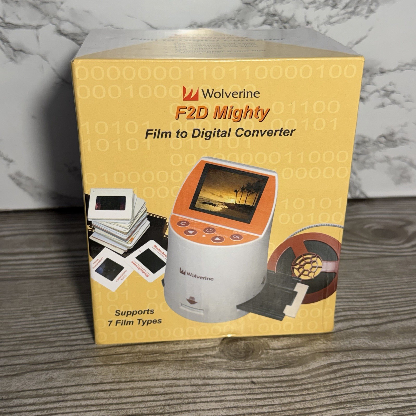 Brand New Sealed - Wolverine F2D Mighty 20MP 7-in-1 Film to Digital Converter