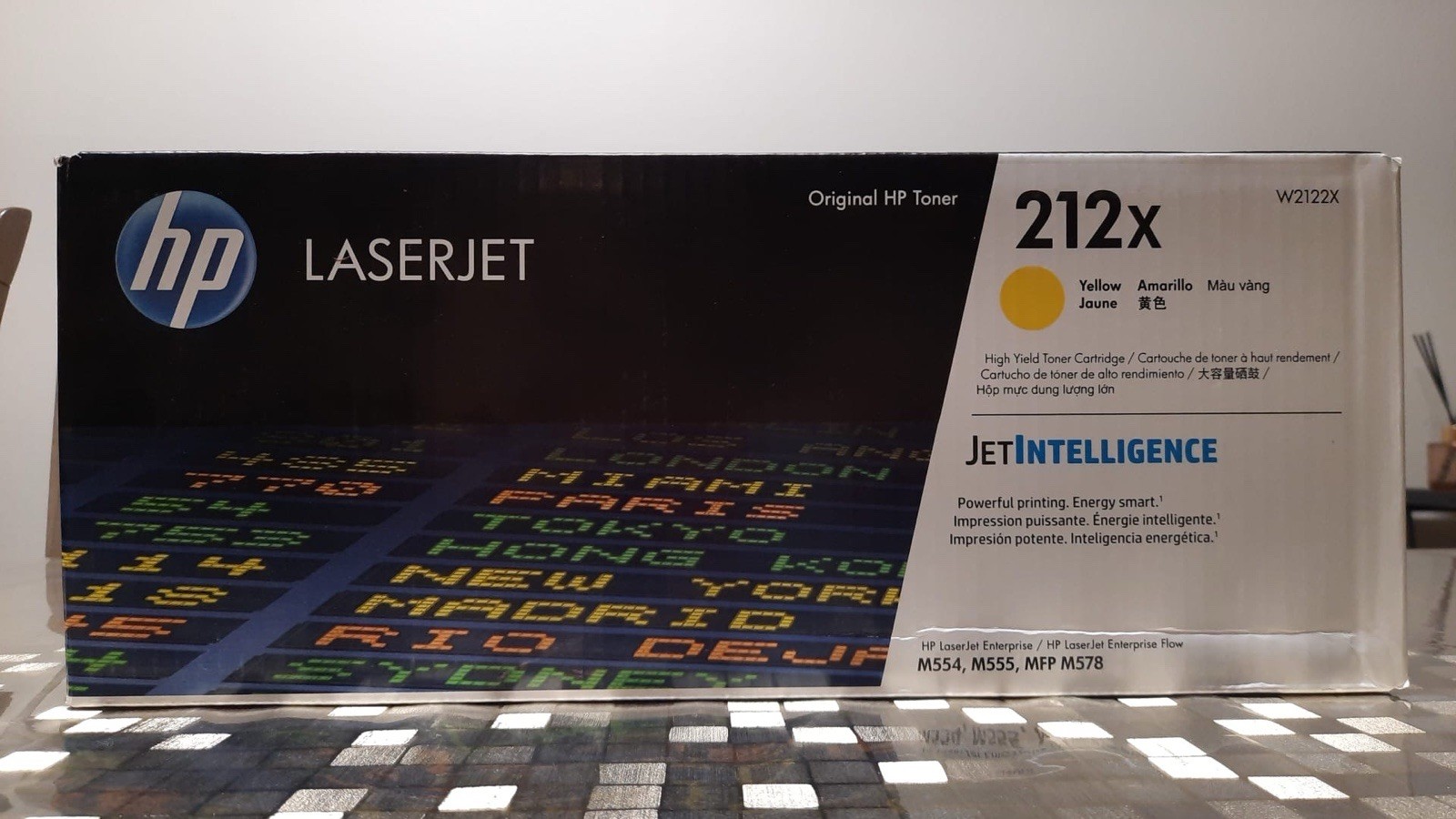 HP 212X High Yield Yellow Original LaserJet Toner Cartridge, ~10,000 pages,