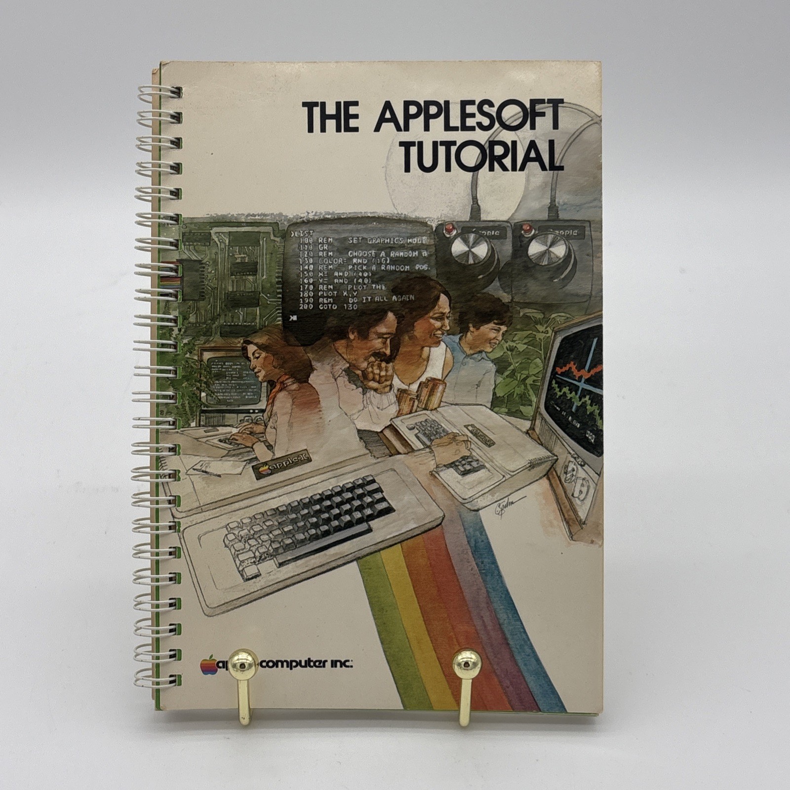 1981 The Applesoft Tutorial Manual Apple Computer Book #A2L0018
