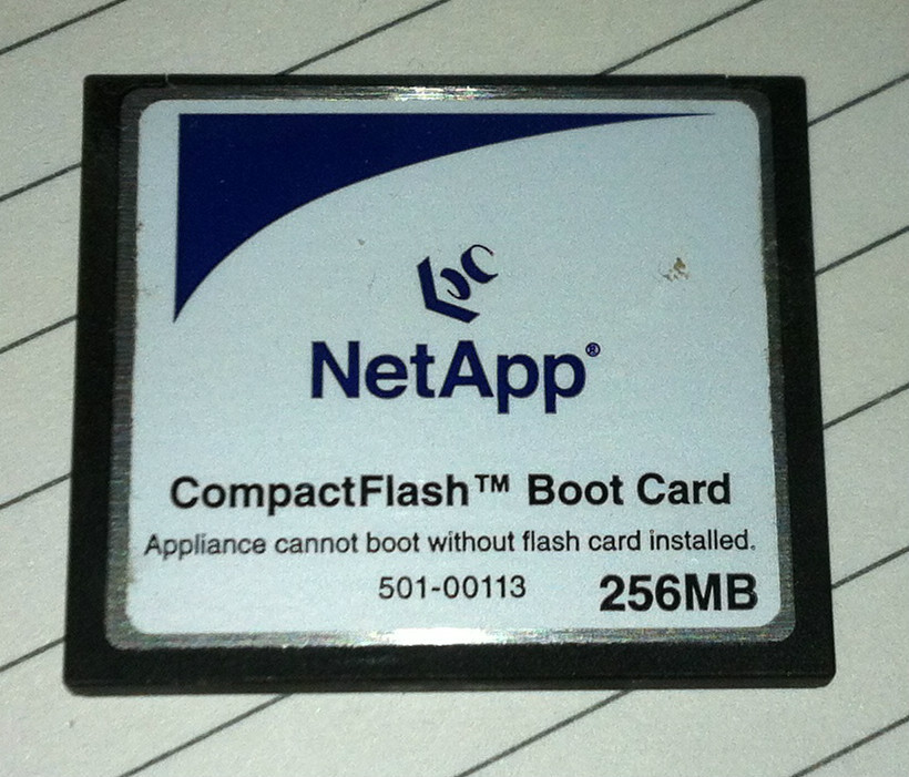 3x NETAPP 501-00100 SDCFB-256-911B CompactFlash 256MB Boot Cards