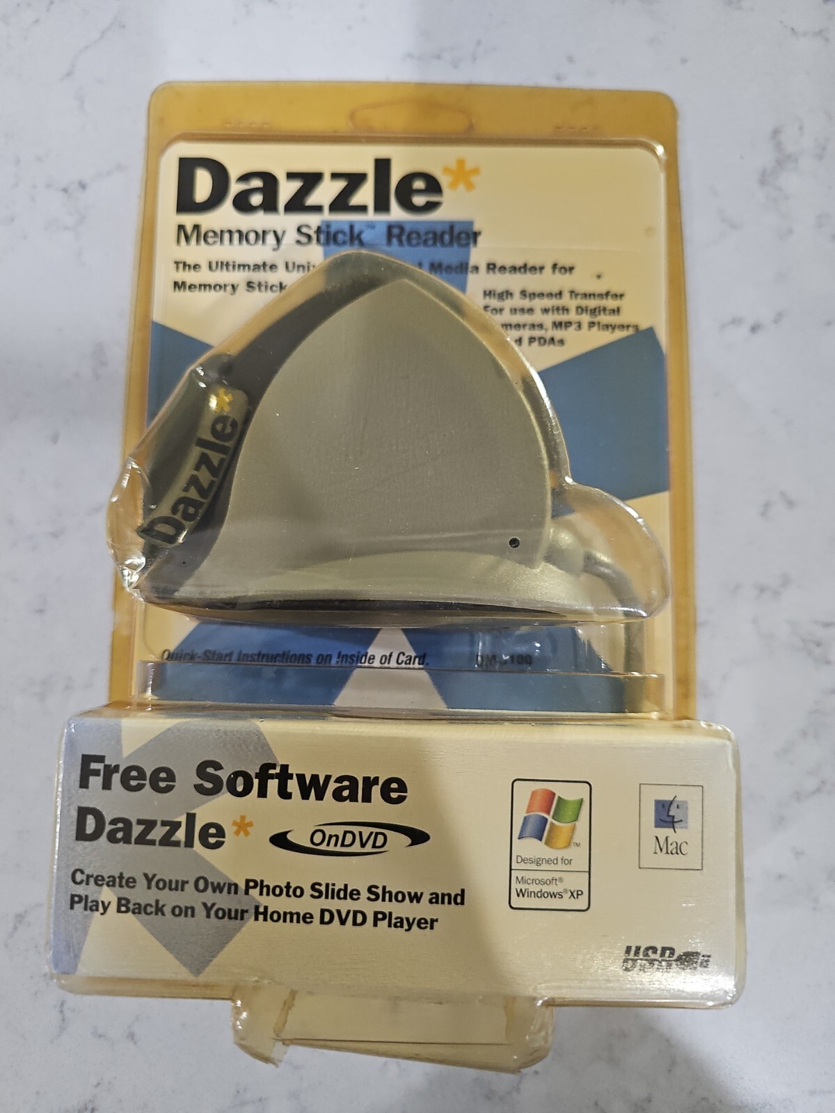 Dazzle Memory Stick Reader and Writer with DVD Software for PC