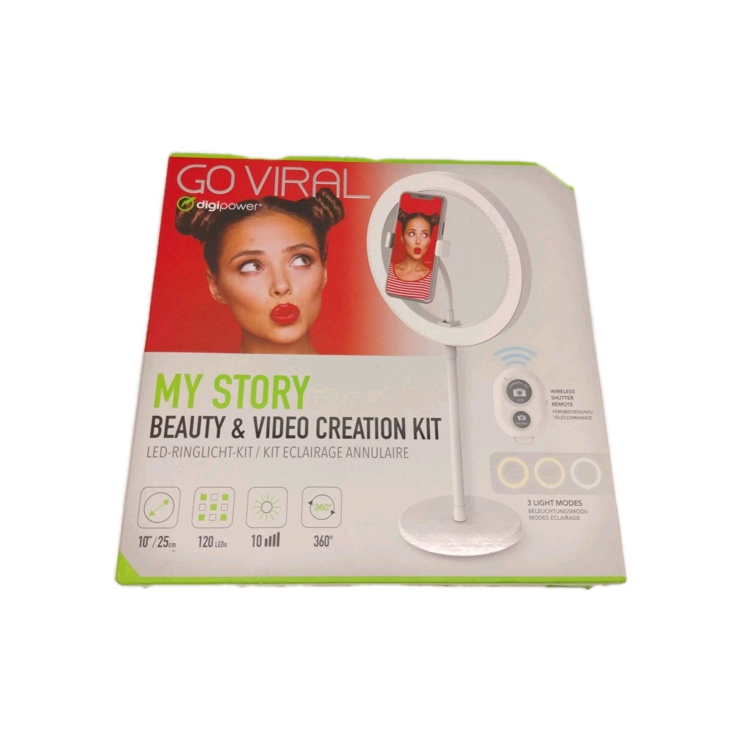 NEW Digi Power DP-VRLK10 My Story and Video Creation Kit - Black 4