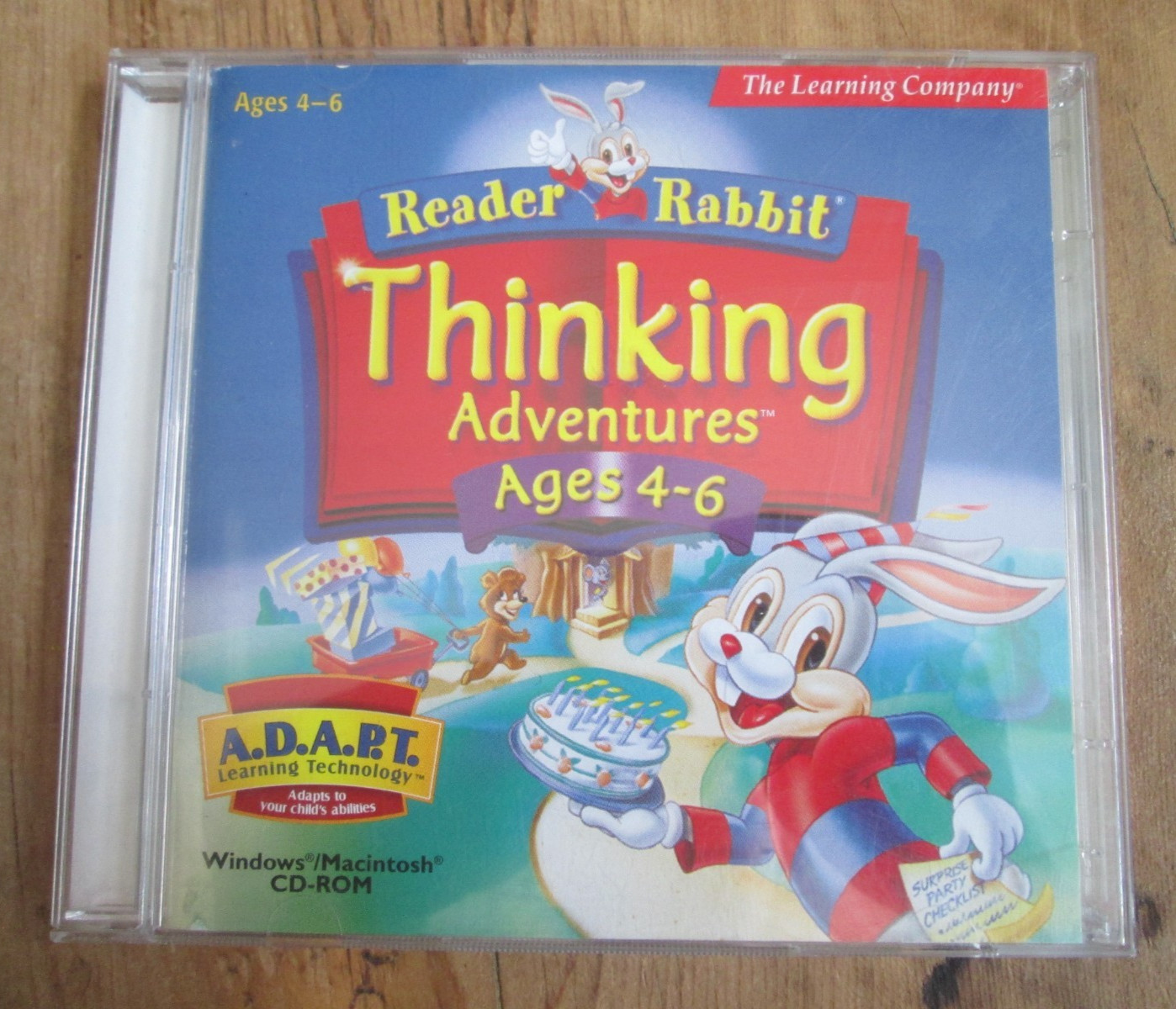 Reader Rabbit: Thinking Adventures Ages 4-6 (2 Discs) CD/CD-ROM Interactive