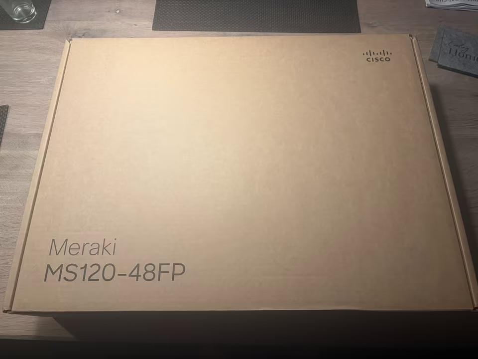 Cisco Meraki MS120-48FP-HW Switch New Unclaimed