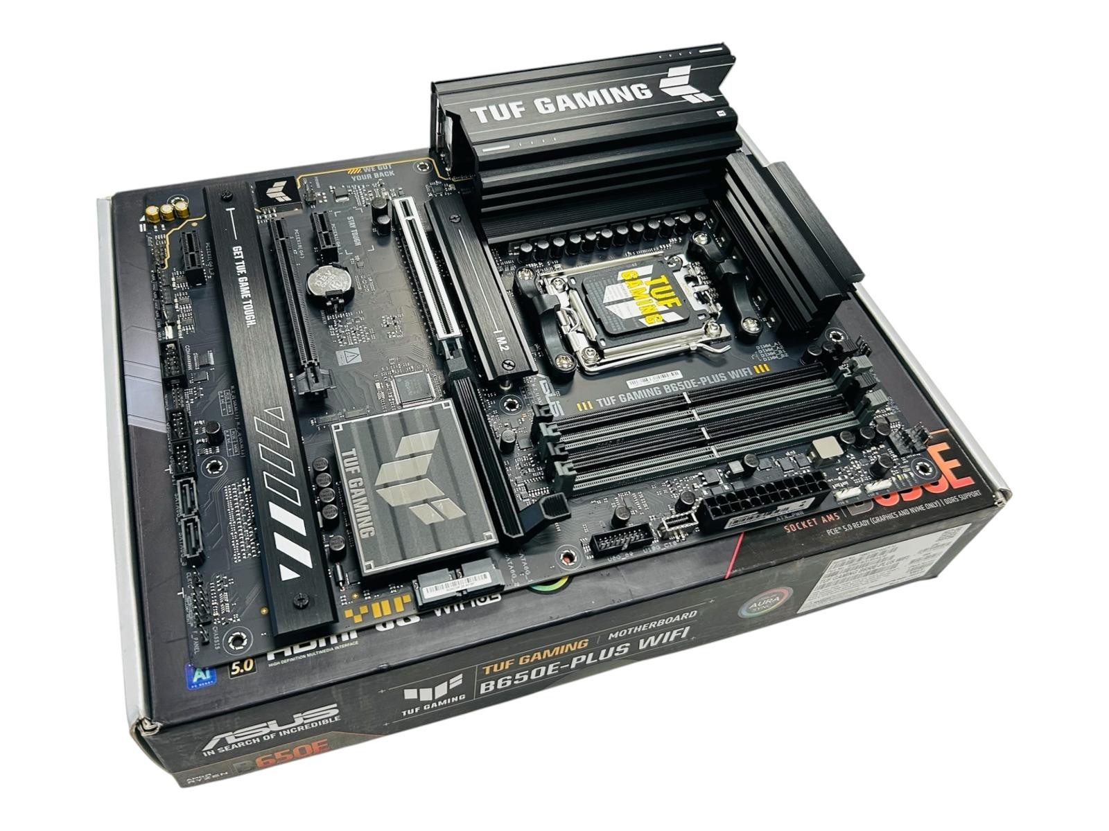 ASUS TUF Gaming B650E-PLUS WiFi AM5 Motherboard – Untested – AS IS