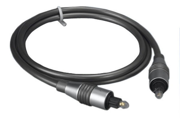 3'-12' Metal Connector Toslink OD 5.0mm Digital Fiber Optical Audio Cable S/PDIF