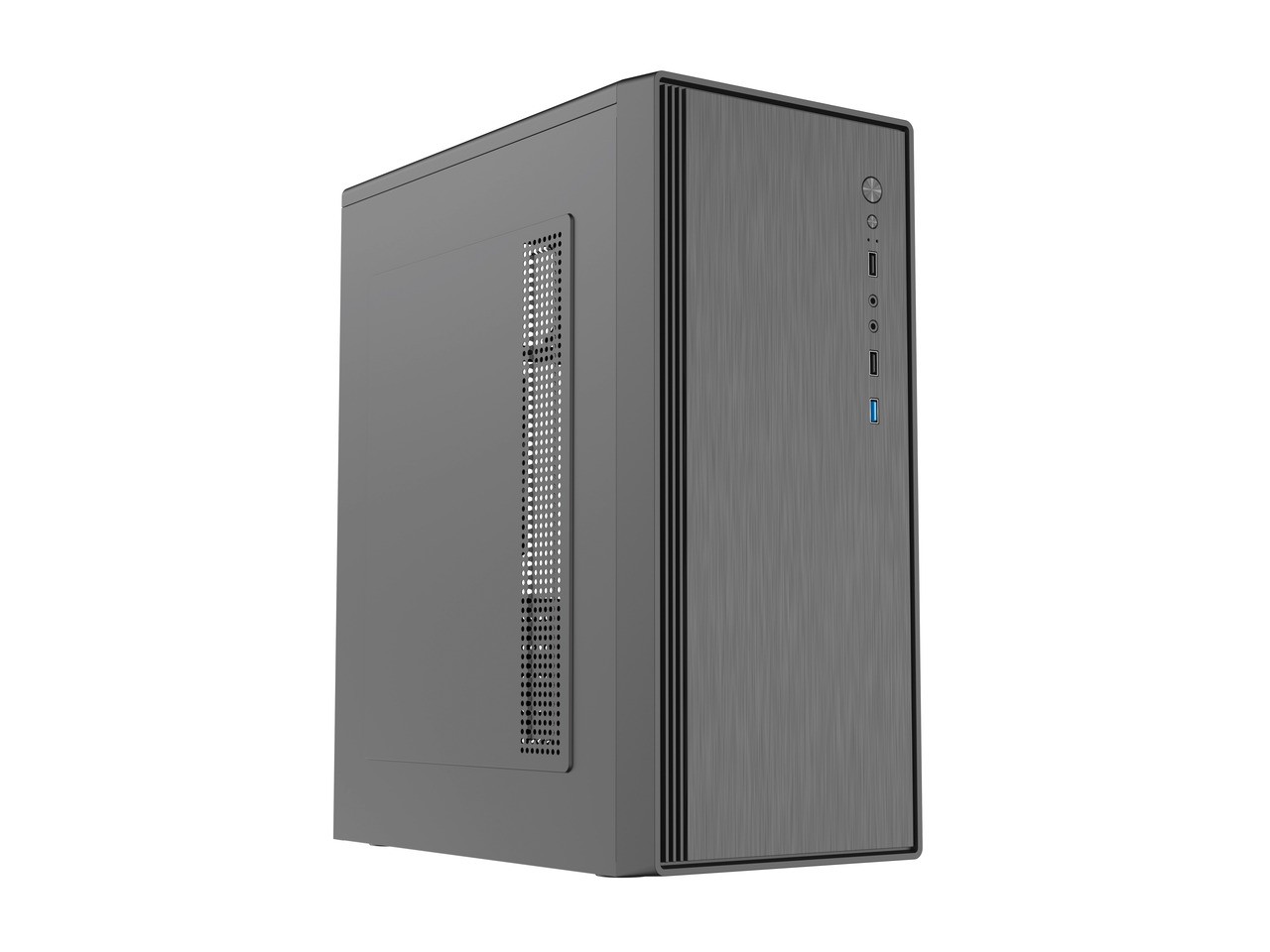DIYPC DIY-V3-ATX Black USB3.0 ATX Mid Tower Computer Case w/ 1 x 120mm Fan x Rea