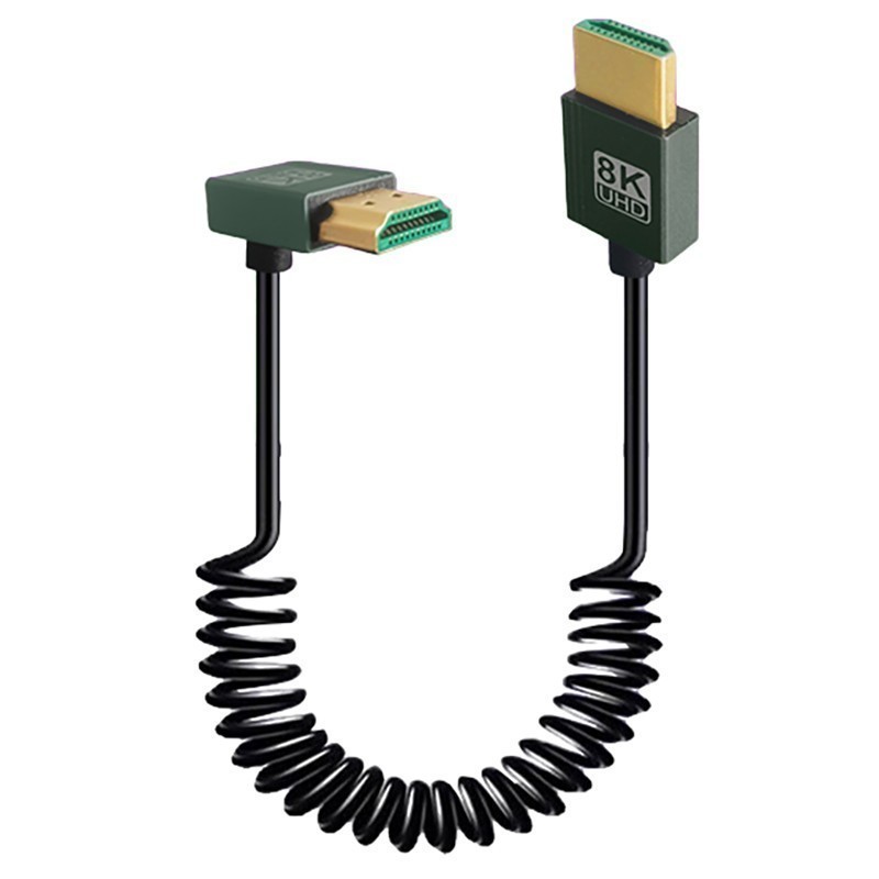 Up Down Right Left 90 Degree Angled HDMI2.1 Cable 8K@60Hz Ultra HDTV UHD Adapter