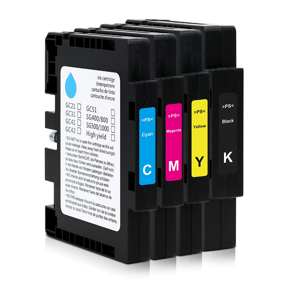 GC51 Sublimation dye Ink Cartridge (KCMY) for Ricoh SG3210 DNW Printer