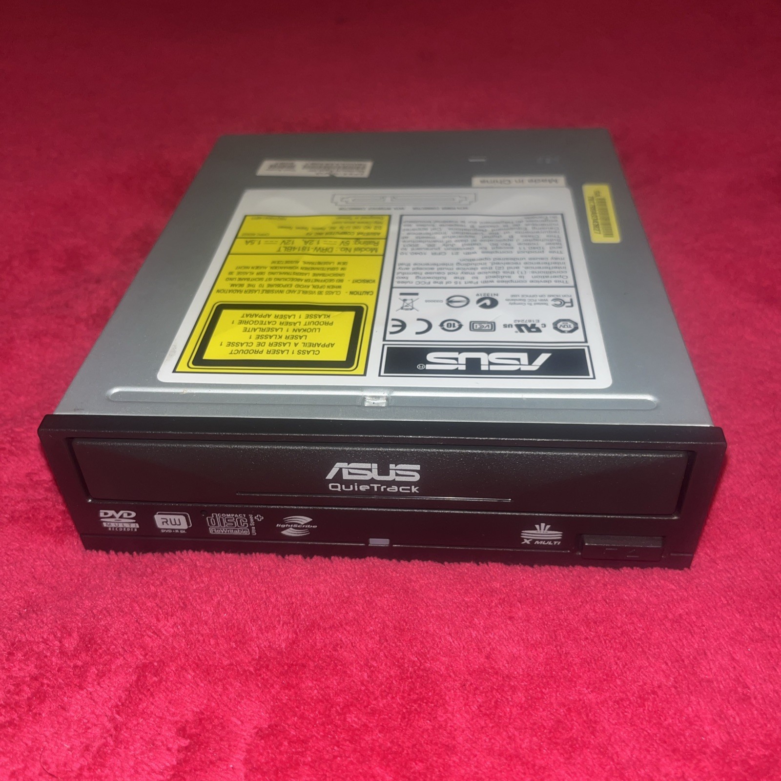 Asus Quietrack DRW-1814BLT DVD RW DL Drive Burner Writer Internal SATA 5.25"