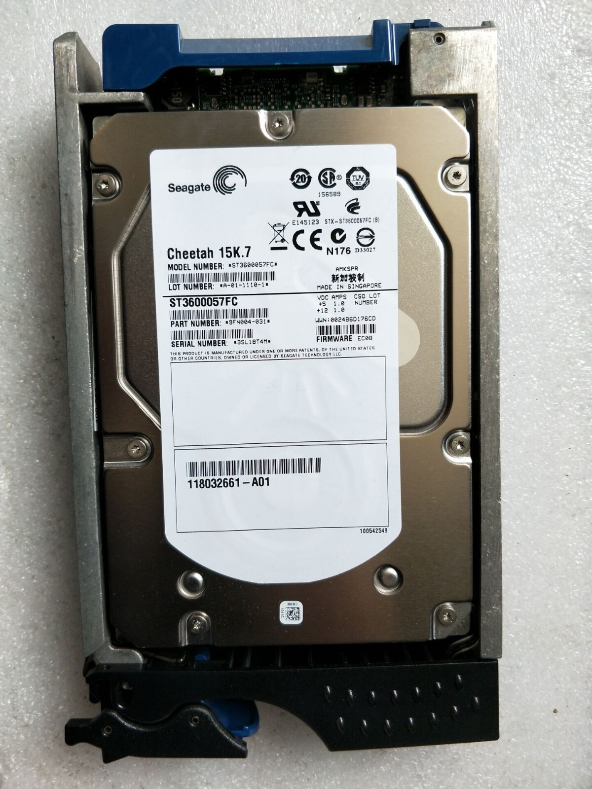 EMC CX-4G10K-600G 600GB 005048955 005048954 005049166 10K 3.5 HDD Hard Drive