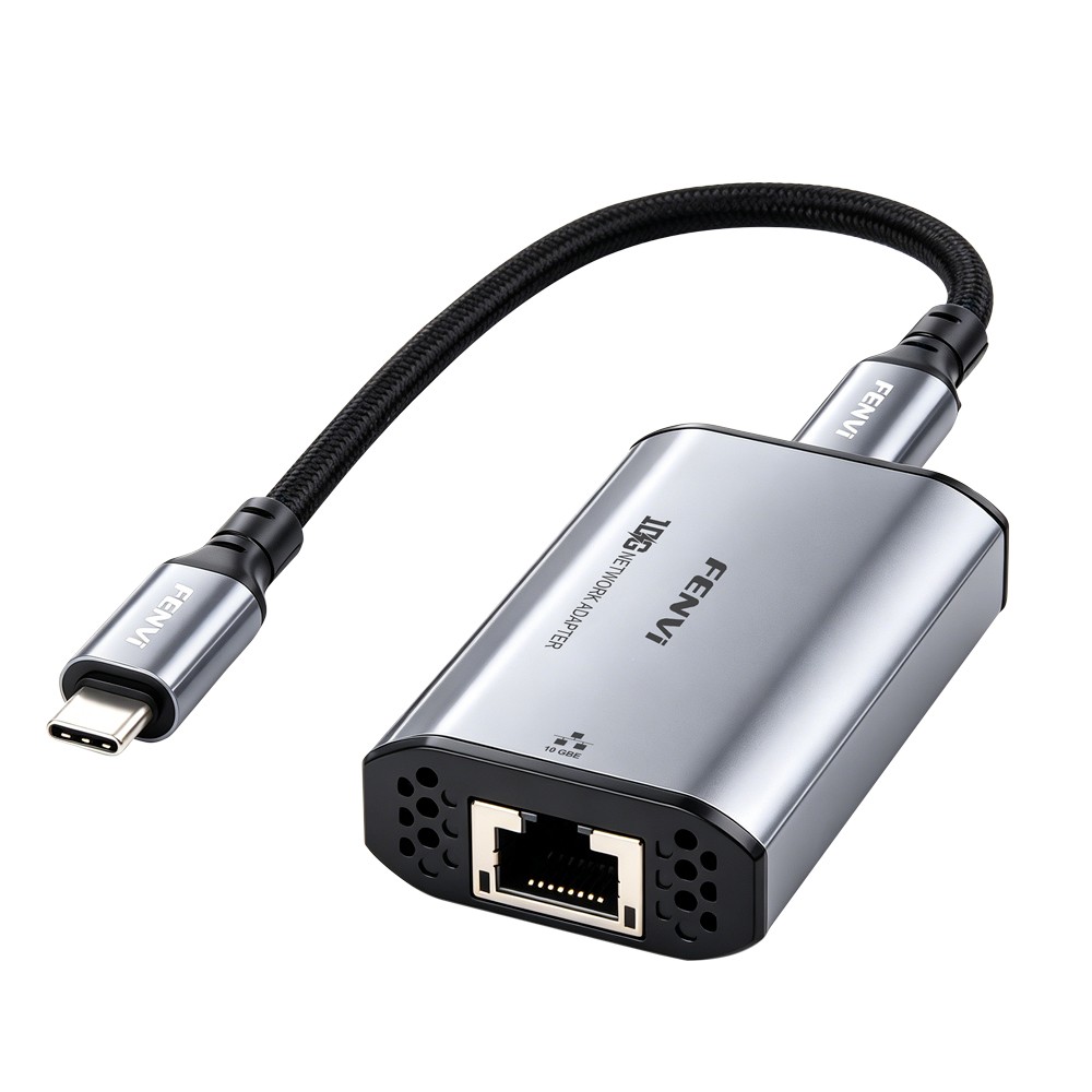 USB‑C 3.2 10Gbps Ethernet Adapter RTL8159 RJ45 Network Card Portable Laptop PC