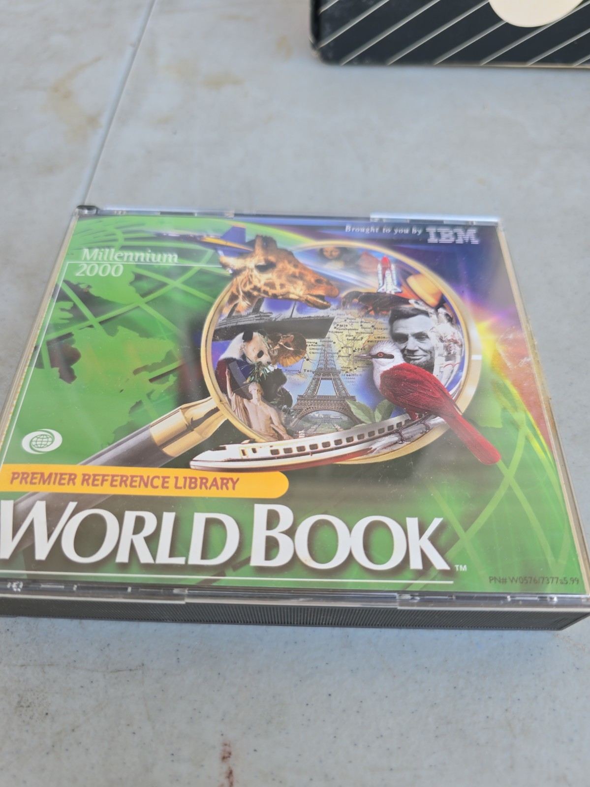 World Book Millennium 2000 Premier Reference Library PC CD-ROM IBM 4-disc Set