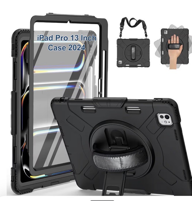 SUPFIVES~High Impact Case For IPad Pro 13~360 Rotation 3 Layers Protection NEW