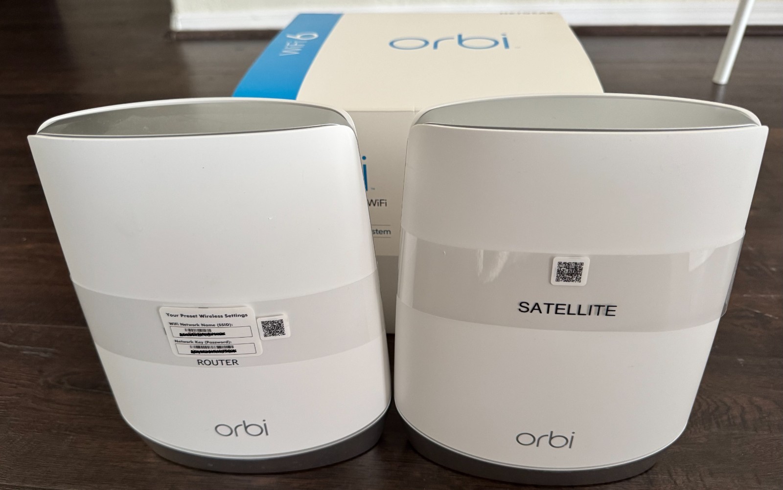 NETGEAR Orbi AX4200 Tri-Band Mesh Wi-Fi 6 System (RBK752)- 2 pack mesh Wi-Fi sys