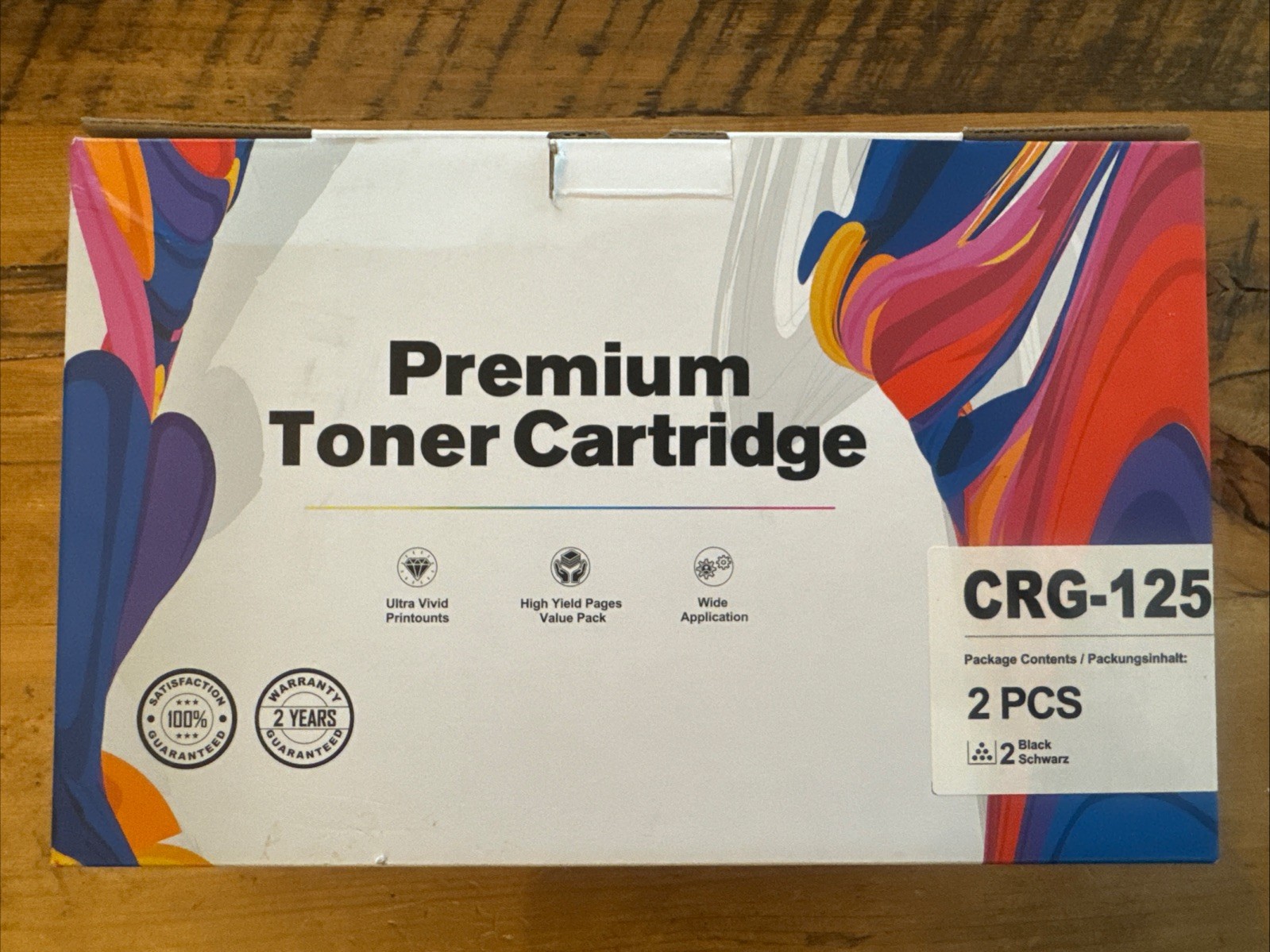 E-Z Ink Compatible Toner 2 Cartridge Replacement For Canon 125 CRG-125 Ex 11/26