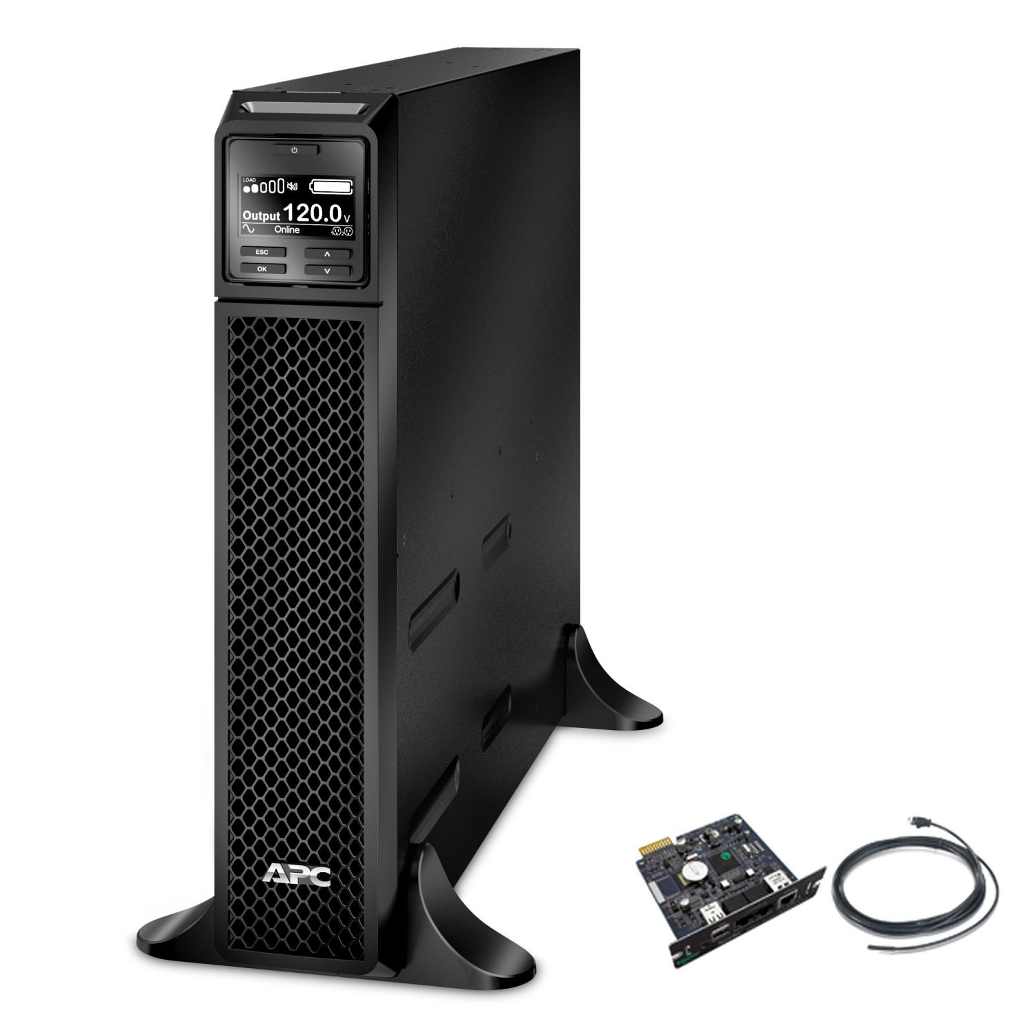 Bundle: APC SRT2200XLA-NC SmartUPS UPS with AP9631 Network Card