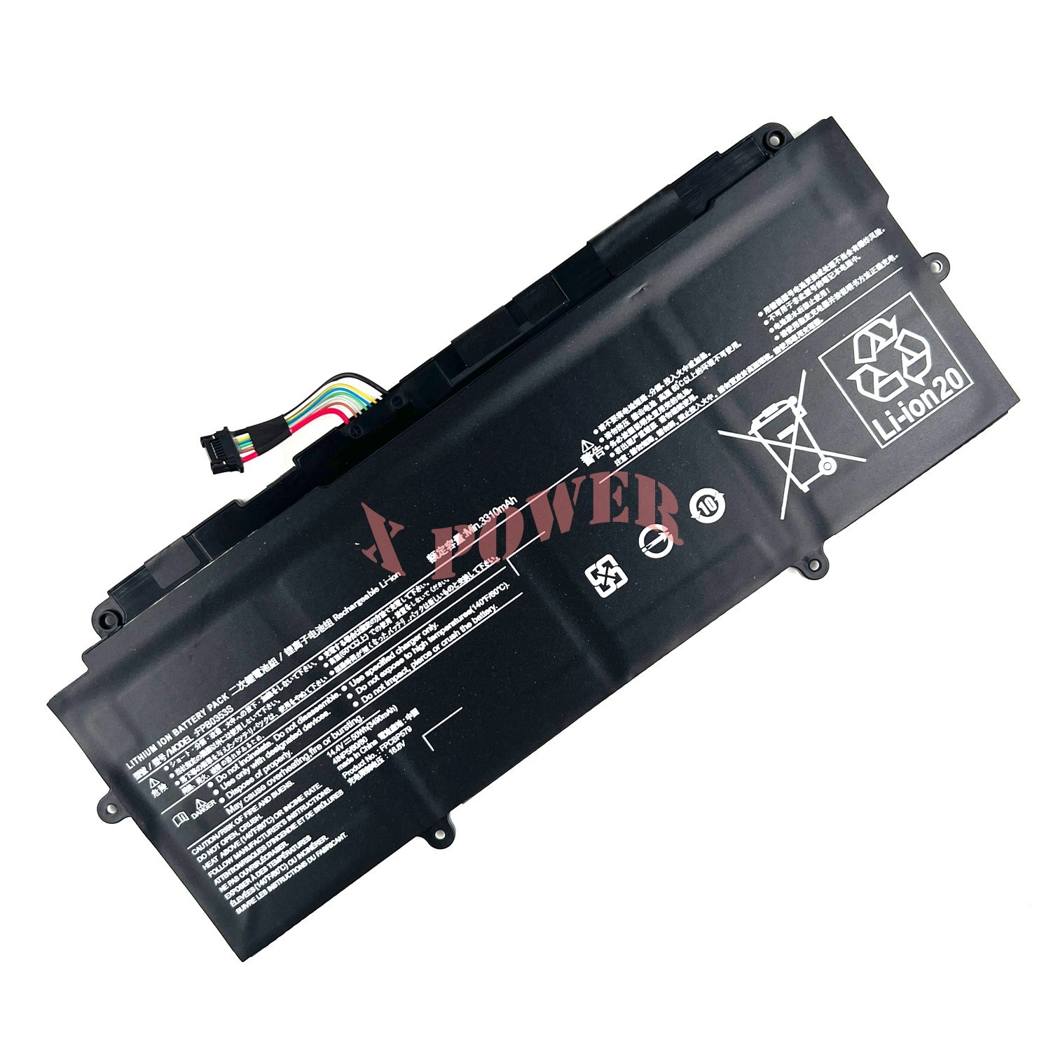 FPB0353S Battery For Fujitsu UH-X U7411 U9311 9U13A2 FPCBP579 14.4V 3490mAh 50Wh