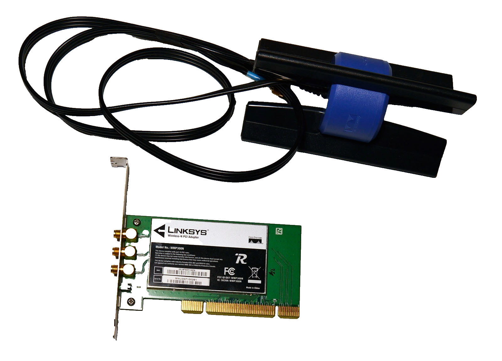 Linksys WMP 300N Wireless-N PCI Adapter w/ Antenna