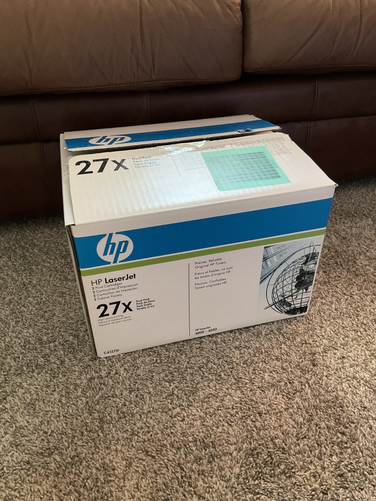 Genuine HP LaserJet 27X C4127X Toner Cartridge HP LaserJet 4000, 4050 *New*